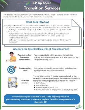 transition services one-pager