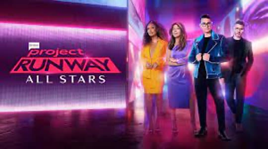 Project Runway: All stars with four designers posing